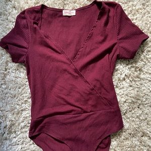 Maroon Bodysuit